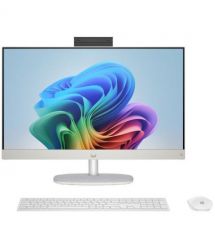HP ПК моноблок All-in-One 27" FHD IPS AG, AMD R7-350 AI, 32GB, F2TB, UMA, WiFi, кл+м, Win11, белый