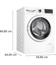 Bosch Bosch Washer-dryer front load, 8(5)kg, 1400, E, 59 cm, display, white