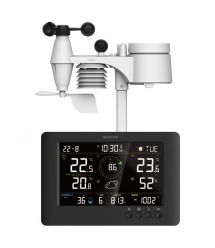 Sencor Метеостанція Sencor, внутр/зовн вимірювання, від мережі/CR2032x1+AAx3, темп-