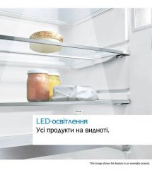 Bosch Bosch Ref built-in with bottom freezer, 194х56х55, ref-215L, freez.-75L, 2doors, NF, white