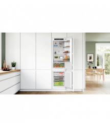 Bosch Bosch Ref built-in with bottom freezer, 194х56х55, ref-215L, freez.-75L, 2doors, NF, white
