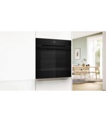 Bosch Духовой шкаф электрический, 76л, A, дисплей, конвекция, телескопические направляющие, soft closing, черный