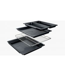 Bosch Духовой шкаф электрический, 76л, A, дисплей, конвекция, телескопические направляющие, soft closing, черный