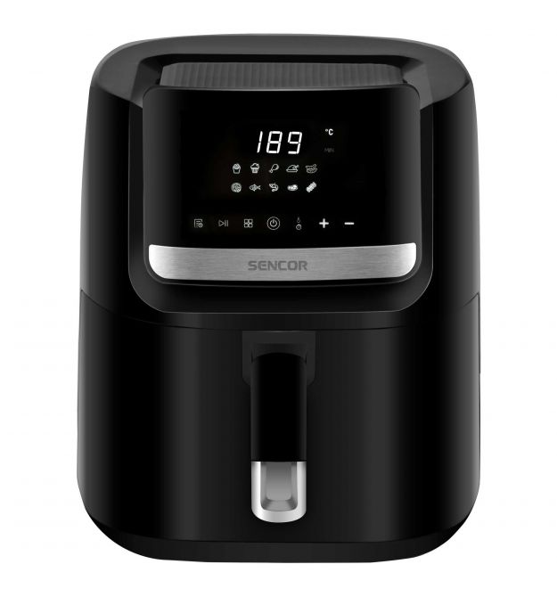 Sencor Мультипіч Sencor Vita, 1600Вт, чаша-6.5л, сенсорне керув., 8 програм, метал/пластик, чорний