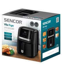 Sencor Мультипіч Sencor Vita, 1600Вт, чаша-6.5л, сенсорне керув., 8 програм, метал/пластик, чорний