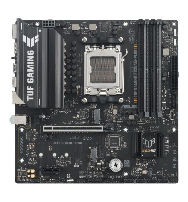 ASUS Материнcкая плата TUF GAMING A620AM-PLUS sAM5 A620 4xDDR5 HDMI DP mATX