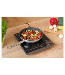 Sencor Плитка настільна Sencor індукційна , комф. - 1, 2кВт, управл - сенсорно-мех., чорний