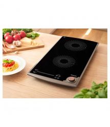 Sencor Плитка настільна Sencor індукційна, комф. - 2, 1.3+1.8кВт, управл - сенсор-мех., чорний