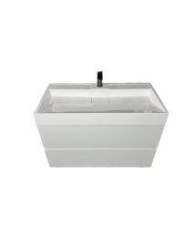 Adamant Раковина, умивальник VISION, искуственный камень, прямоуг., с отверст