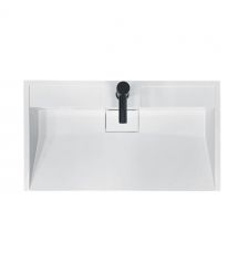 Adamant Раковина, умивальник VISION, искуственный камень, прямоуг., с отверст