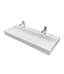 Adamant Раковина, умивальник VISION, искуственный камень, прямоуг., с отверст