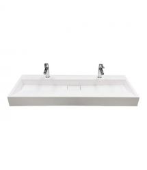 Adamant Раковина, умивальник VISION, искуственный камень, прямоуг., с отверст