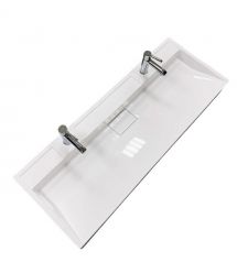 Adamant Раковина, умивальник VISION, искуственный камень, прямоуг., с отверст