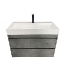 Adamant Раковина, умивальник VISION, штучний камінь, прямокут., з отвором для