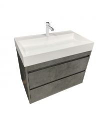 Adamant Раковина, умивальник VISION, штучний камінь, прямокут., з отвором для