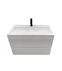 Adamant Раковина, умивальник VISION, штучний камінь, прямокут., з отвором для