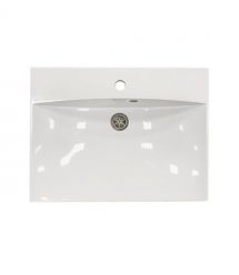 Adamant Раковина, умивальник Emil, штучний камінь, прямокут., з отвором для з