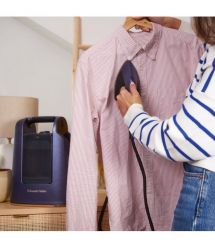 Russell Hobbs Russell Hobbs steamer Genie Maestro, 1700W, 750ml, steam boost -20g, vert. steaming, inox soleplate, blue