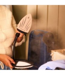 Russell Hobbs Russell Hobbs steamer Genie Maestro, 1700W, 750ml, steam boost -20g, vert. steaming, inox soleplate, blue