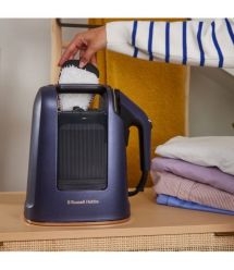 Russell Hobbs Russell Hobbs steamer Genie Maestro, 1700W, 750ml, steam boost -20g, vert. steaming, inox soleplate, blue