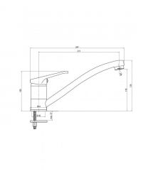 Deante Набор для кухни Doppio, стальная мойка ZEN_0113 + смеситель BYU_060M, сатин