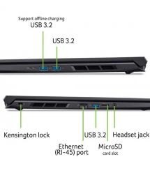 Acer Ноутбук Acer Nitro V 16 ANV16-72 16" WUXGA IPS, Intel 7-240H, 32GB, F1TB, NVD5070-8, Lin, чорний