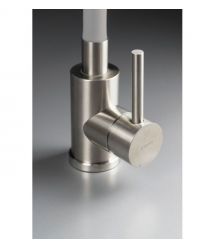 Deante Набор для кухни Leda, гранитная мойка ZRD_S113+смеш. BOC_S740, серый металлик