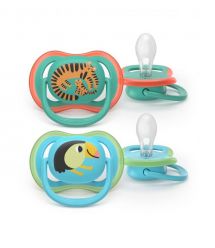 AVENT Philips Avent pacifier SCF087/11 Ultra Air, 6-18 months, 2pcs, design for boys.