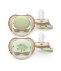 AVENT Philips Avent pacifier SCF087/18 Ultra Air, 6-18 months, 2pcs, neutral design.