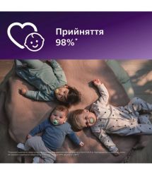 AVENT Philips Avent SCF080/24 Ultra Air Pacifier, 0-6 months, 2pcs, girl design.