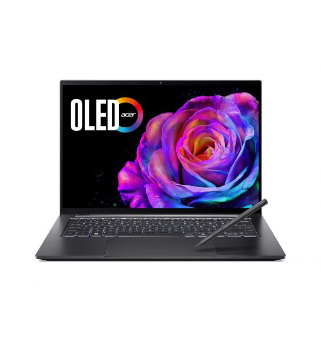 Acer Ноутбук Acer Swift X 14 SFX14-73G 14.5" 2.8K OLED, Intel U7-255H, 16GB, F1TB, NVD5050-8, Win11, сірий