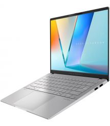 ASUS Ноутбук ASUS Vivobook S 14 M5406KA-SF150 14" FHD OLED, AMD AI 5 340, 16GB, F512GB, UMA, NoOS, Сріблястий