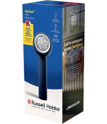 Russell Hobbs Машинка для видалення катишків Russell Hobbs, велика площа лез. 90 хв. роботи на одному заряді, USB, синий