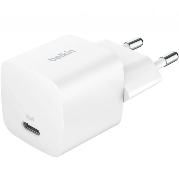Belkin Зарядное устройство сетевое 25Вт USB-C PD PPS, белый