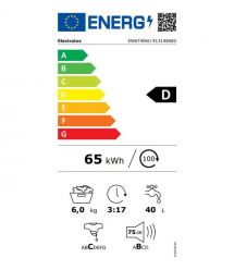 Electrolux Electrolux WM top load, 6kg, 1000, D, 60cm, display, white