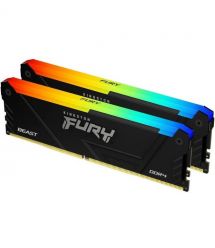 Kingston Пам'ять ПК Kingston DDR4 16GB KIT (8GBx2) 3200 FURY Beast RGB
