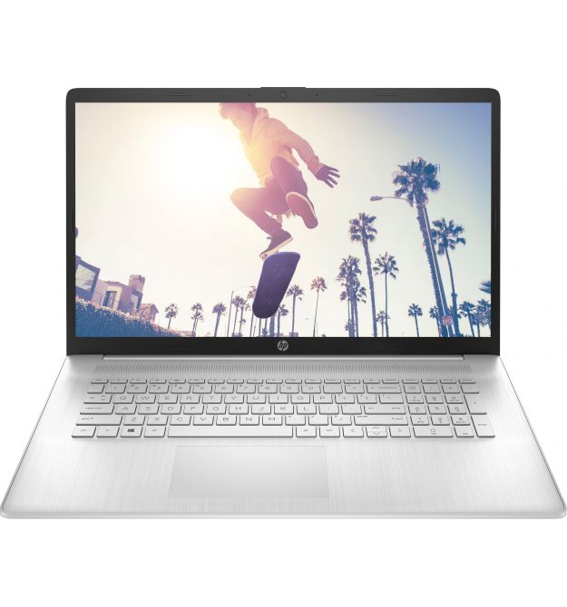HP Notebook 17-cp2030ua 17.3" FHD IPS AG, AMD R3-7320U, 8GB, F512GB, UMA, DOS, silver