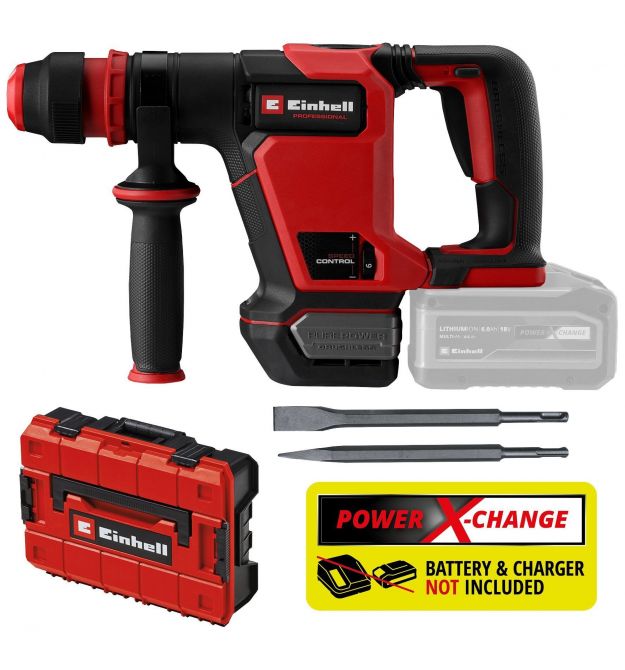 Einhell Cordless demolition hammer Einhell TP-DH 18/4 Li BL - Solo brushless 18W 4J 4600bpm 2.88kg without battery and charger