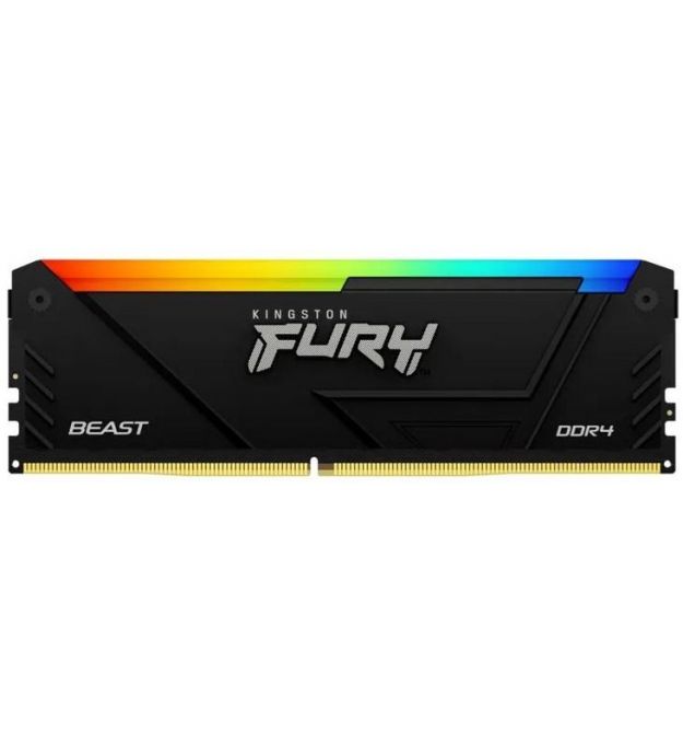 Kingston Пам'ять ПК Kingston DDR4 32GB KIT (16GBx2) 3200 FURY Beast RGB