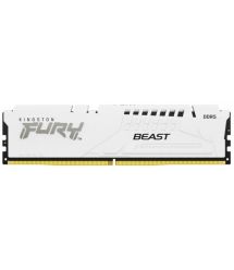 Kingston Пам'ять ПК Kingston DDR5 16GB 5600 FURY Beast Білий EXPO