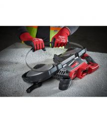 Milwaukee nitrile coated work gloves, smartswipe, size 9/L, black