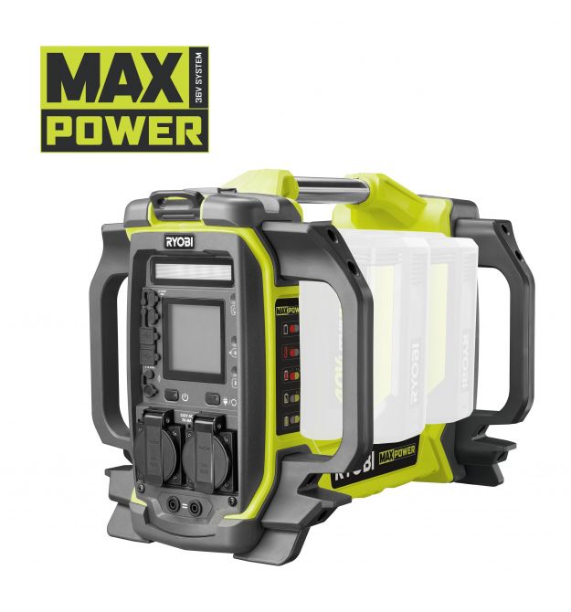 Ryobi Инвертор напряжения аккумуляторный RY36BI1800A-0, 36 Вольт, 1800Вт (без АКБ)