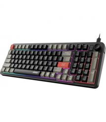 MSI Клавиатура мембранная MSI FORGE GK110 UA 98key, USB-A, EN/UKR/RU, LED, чорний