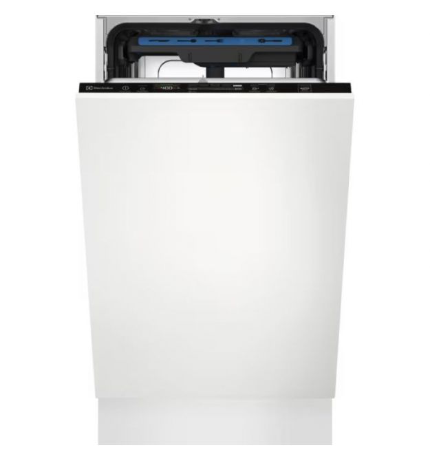 Electrolux Electrolux dishwasher built-in, 10sets, E, 45cm, display, invertor, 3 basket, black