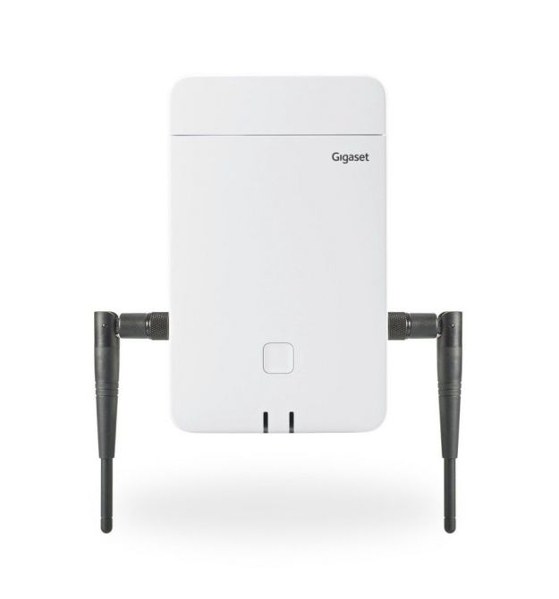 Gigaset Gigaset Base station IP-DECT N870E IP PRO 1xFE LAN, SIP, PoE, up to 60 calls in parallel, up to 250 handsets, 2 external