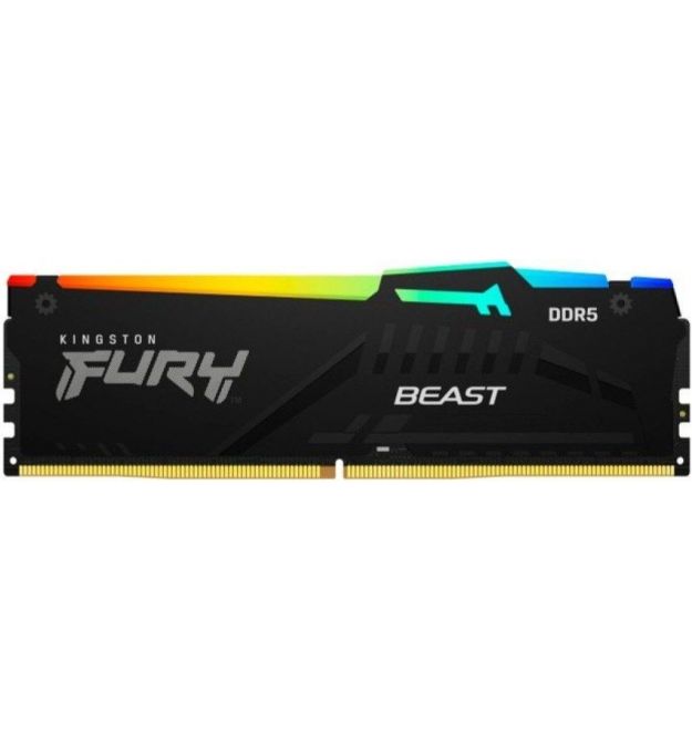Kingston Пам'ять ПК Kingston DDR5 16GB 6400 FURY Beast RGB EXPO
