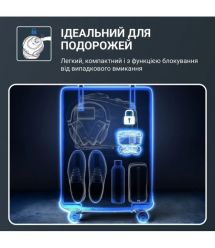 Rowenta Rowenta electric shaver rotary Gentle Bald, razor head-5, Li-Ion, dry+wet, black-blue