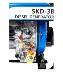 EnerSol diesel generator, 230V, 2.8/3kW, AVR, casing, 85kg