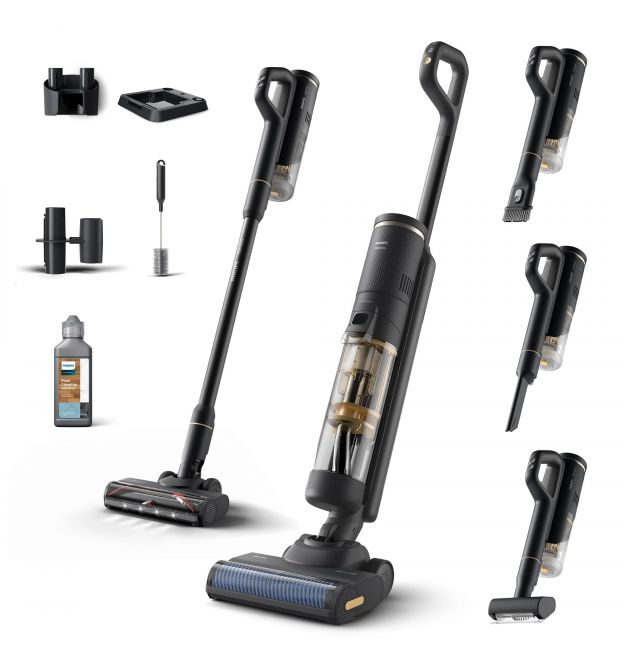 Philips Philips cordless VC Series 7000 AquaTrio, wet cleaning, dust cont -0.42L, battery operation up to 45min, PowerCyclone Aq