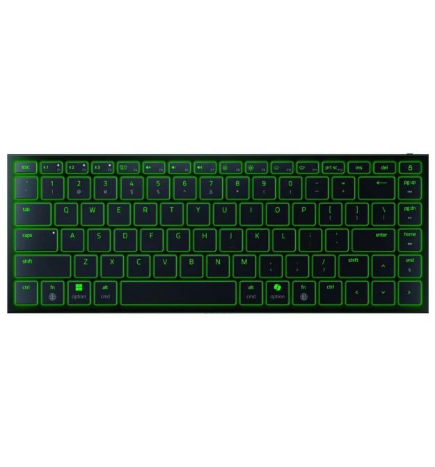 Razer Клавіатура Joro Ultra Low-Profile, 86key, BT, EN, RGB, чорний